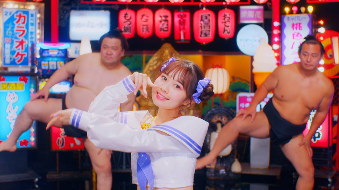 #ババババンビ「ゲイシャフジヤマ」MVより