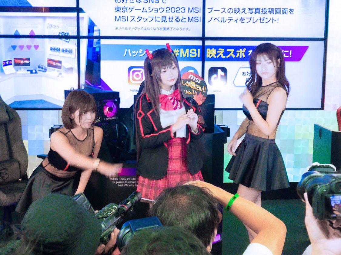 すみれおじさん＜東京ゲームショウ2023＞幕張メッセ（2023年9月24日）