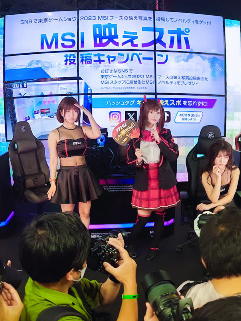 すみれおじさん＜東京ゲームショウ2023＞幕張メッセ（2023年9月24日）