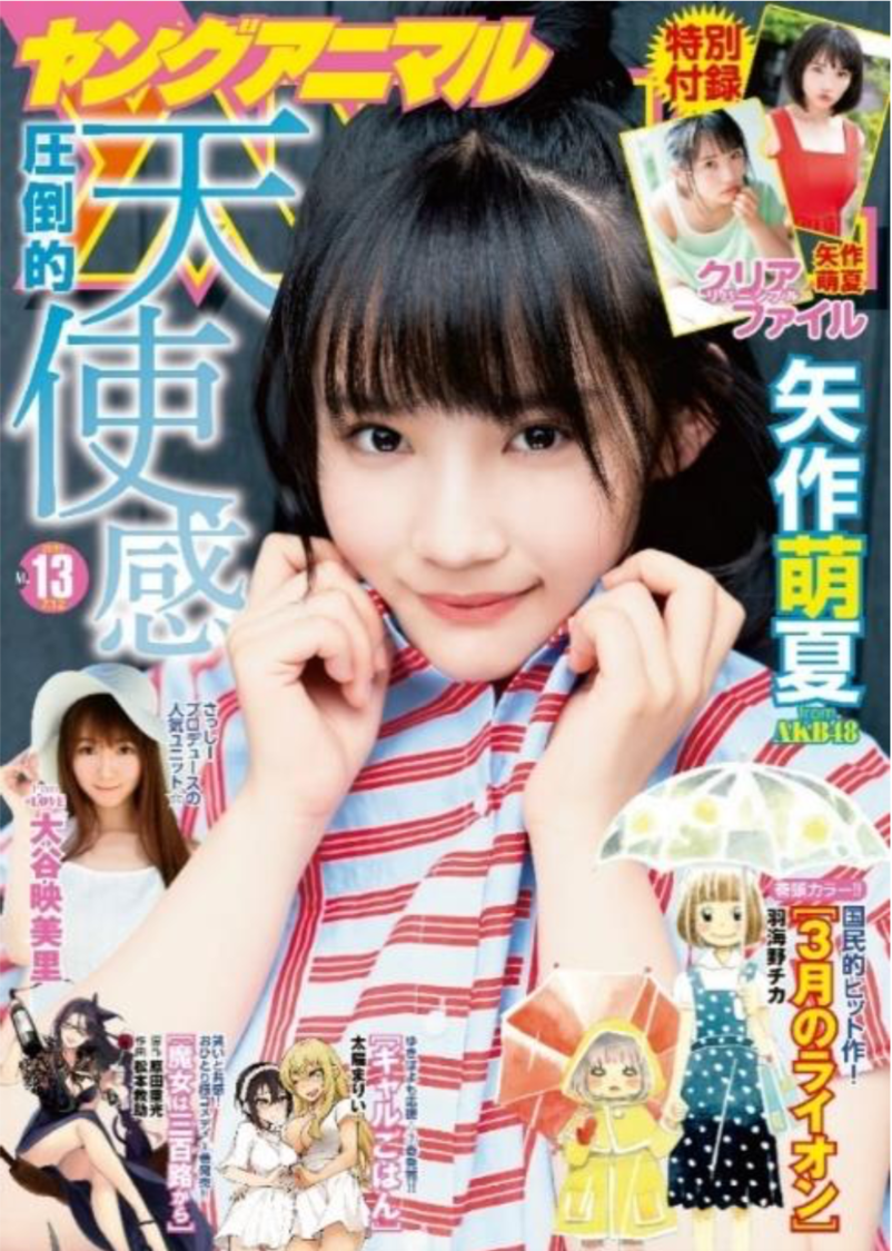 『ヤングアニマル』13号（AKB48 矢作萌夏）