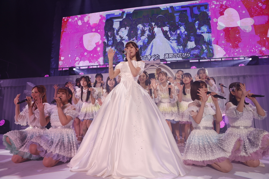 HKT48＜運上弘菜 卒業コンサート 〜WHITE〜＞Zepp DiverCity(TOKYO)（2023年10月5日／©Mercury）