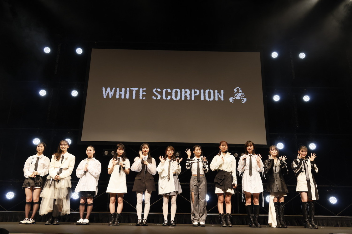 WHITE SCORPION＜IDOL3.0 PROJECT 最終合格者発表イベント＞渋谷ヒカリエ ヒカリエホールA（2023年10月7日／©OVERSE）