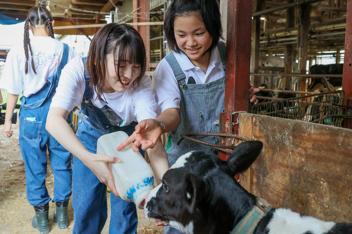 高嶺のなでしこ 酪農応援アンバサダー就任　関連カット