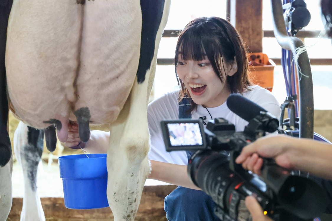 高嶺のなでしこ 酪農応援アンバサダー就任　関連カット
