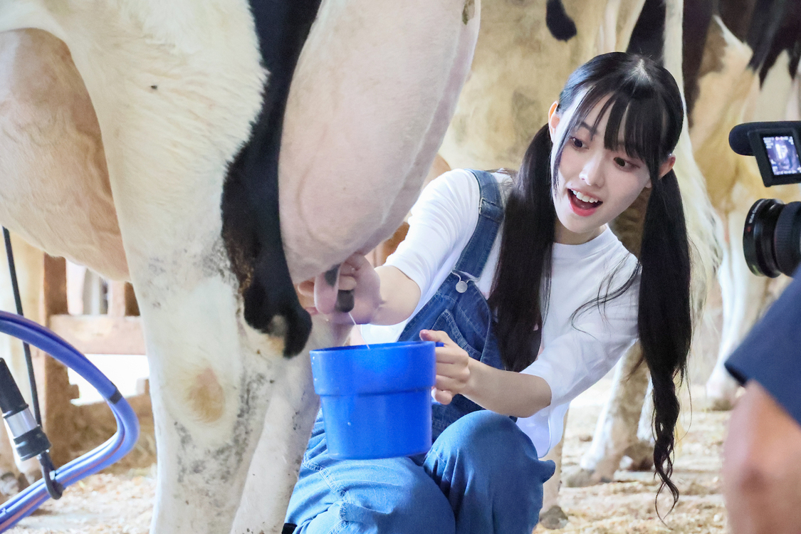 高嶺のなでしこ 酪農応援アンバサダー就任　関連カット
