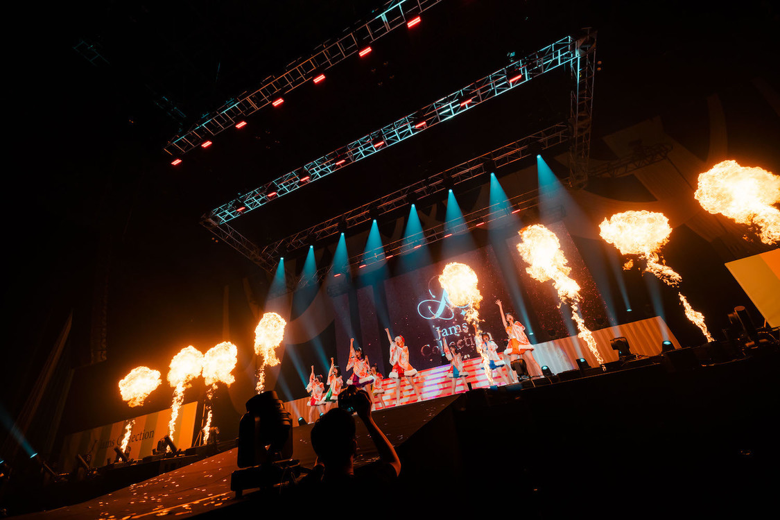 ＜Jams Collection 6thワンマンLIVE「JamsEvolution!!!!!!!!!～幕張で“超”沸きまっせ～」＞幕張メッセ 国際展示場ホール（2023年10月22日）