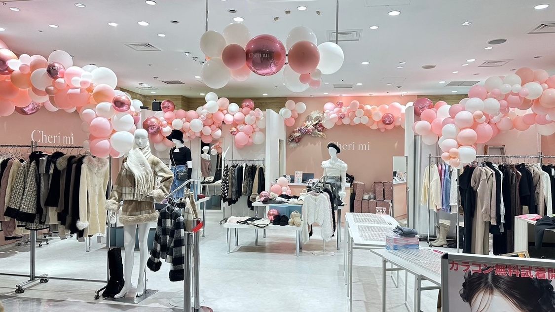 『Cheri mi』ポップアップショップ