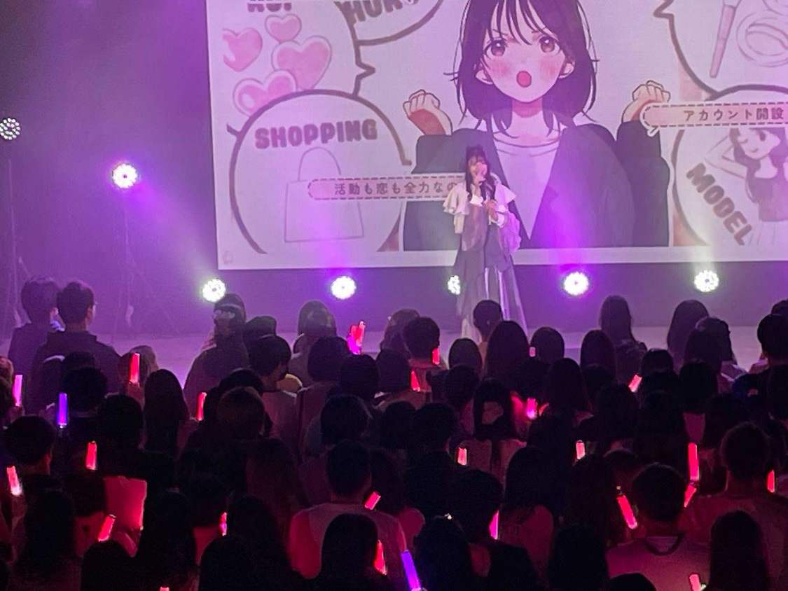 ＜星乃夢奈 LAST TEEN BIRTHDAY LIVE～10代のうちに叶えたい夢～＞ベルエポック美容専門学校　第二校舎ホール（2023年11月3日）