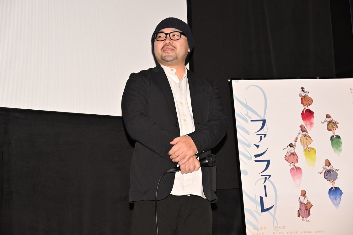 ＜映画『ファンファーレ』初日舞台挨拶＞（2023年11月17日／©「ファンファーレ」製作委員会）