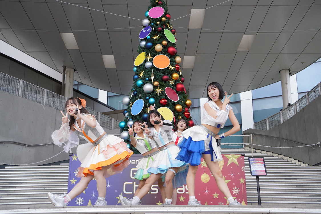 アップアップガールズ（２）＜『2回目の青春』リリース記念イベント＞ダイバーシティ東京 プラザ 2Fフェスティバル広場（2023年11月18日）