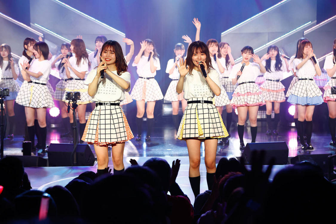 ＜HKT48劇場 12周年記念特別公演＞HKT48劇場（2023年11月26日／©︎ Mercury）