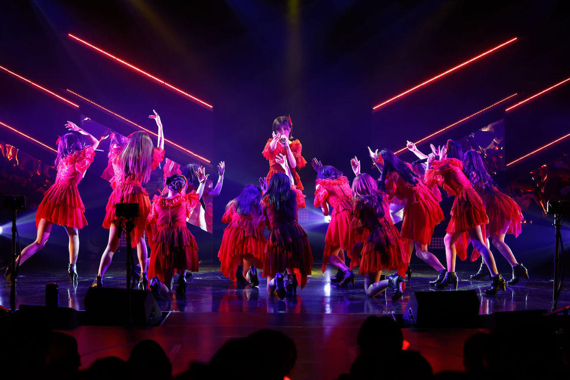 ＜HKT48劇場 12周年記念特別公演＞HKT48劇場（2023年11月26日／©︎ Mercury）