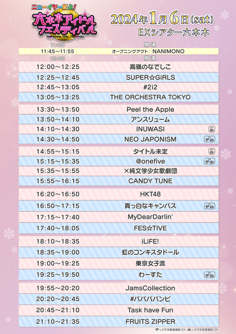 ＜ニューイヤーだよ！六本木アイドルフェスティバル＞