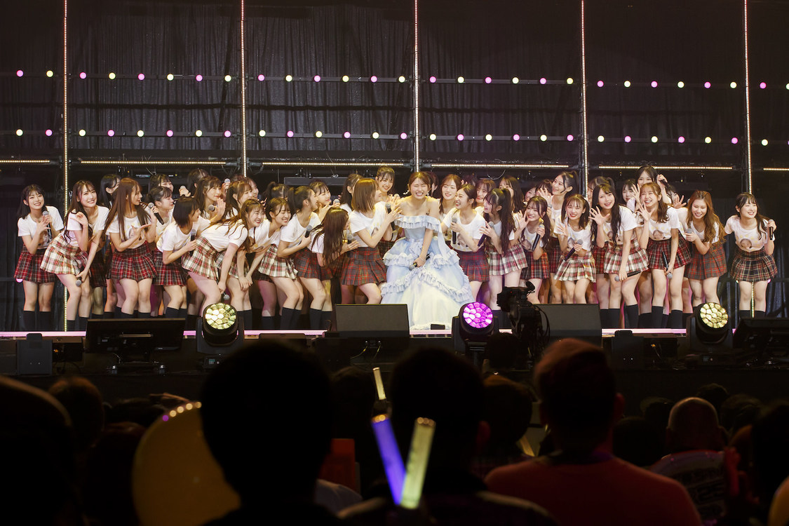 ＜NMB48 渋谷凪咲卒業コンサート〜昨日はごめんなさい！今日こそ皆様へ愛を込めて〜＞Asueアリーナ大阪（2023年12月17日／©NMB48）