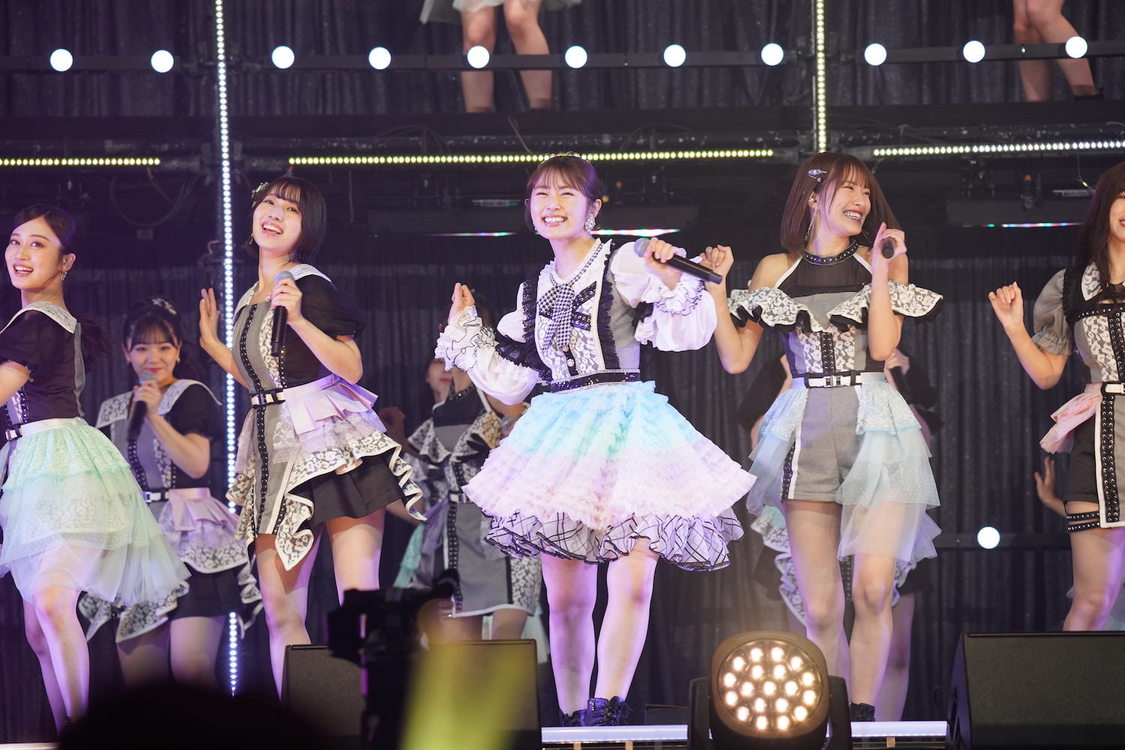 ＜NMB48 渋谷凪咲卒業コンサート〜昨日はごめんなさい！今日こそ皆様へ愛を込めて〜＞Asueアリーナ大阪（2023年12月17日／©NMB48）