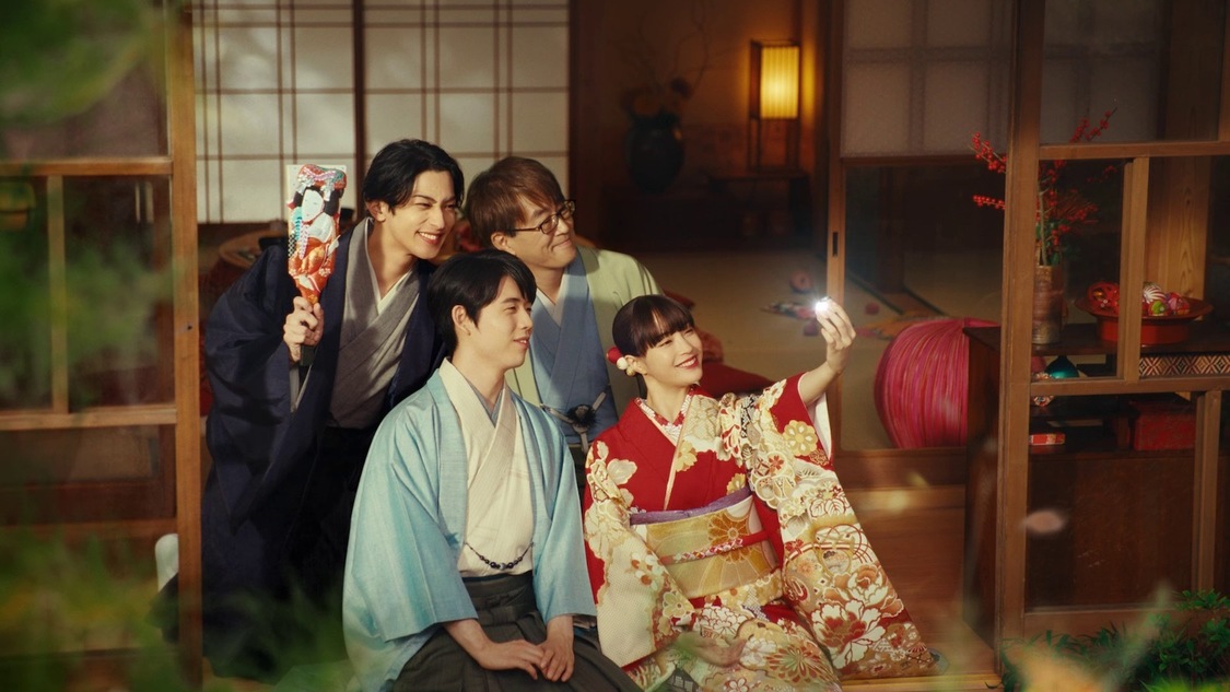 新TV-CM「お正月を写そう♪2024 お正月も対局」篇より