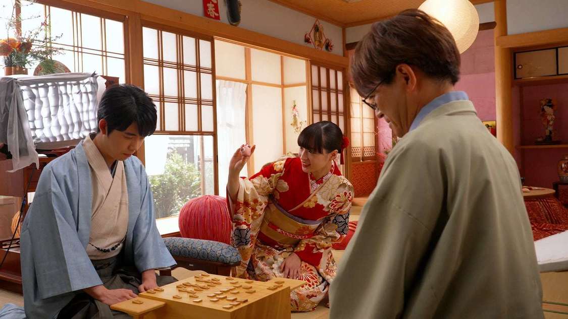 新TV-CM「お正月を写そう♪2024 お正月も対局」篇メイキング