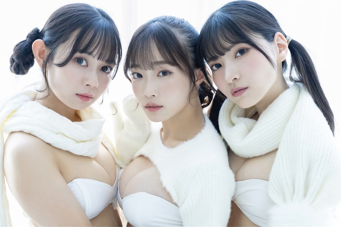 #ババババンビの近藤沙瑛子、岸みゆ、小鳥遊るい『ヤングドラゴンエイジ』アザーカット（Ⓒ唐木貴央／ヤングドラゴンエイジ）