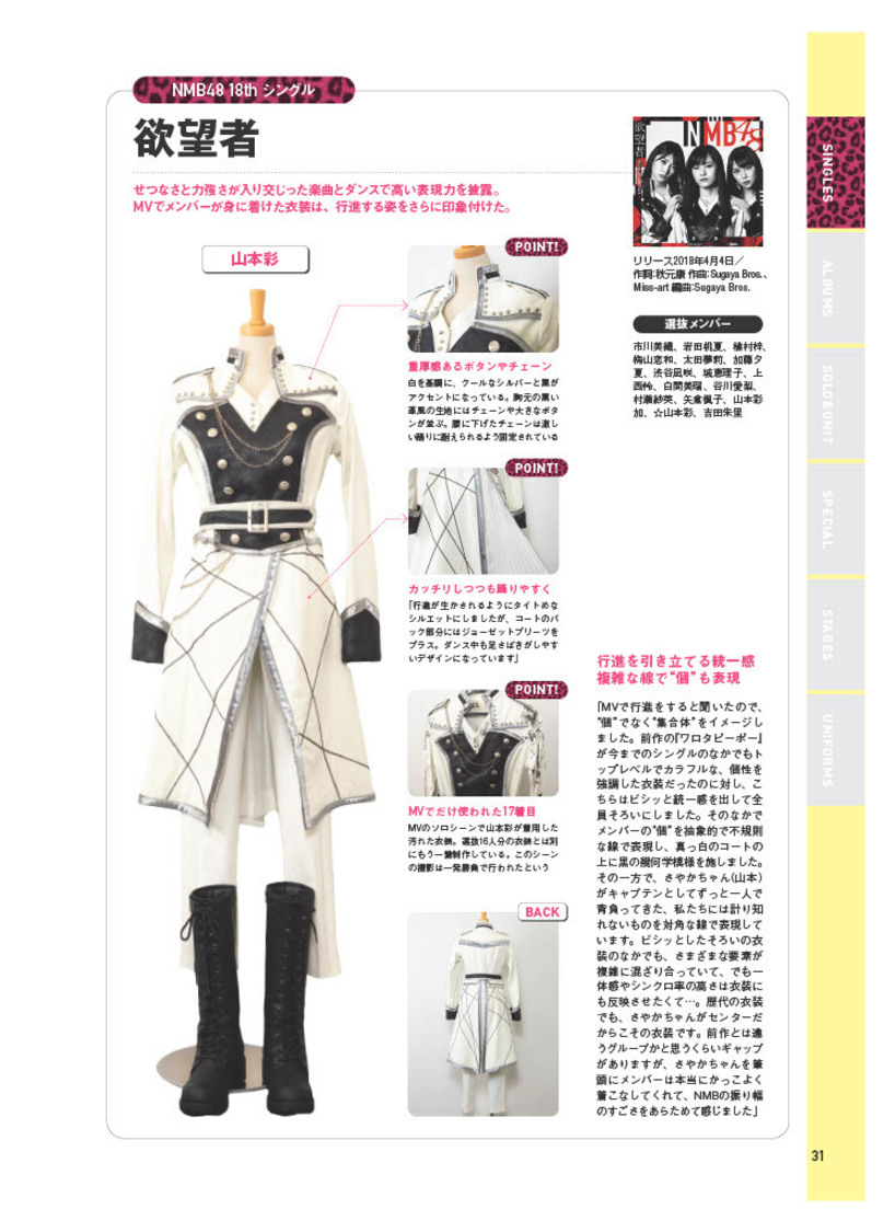『NMB48 衣装図鑑 踊る衣装たち』より
