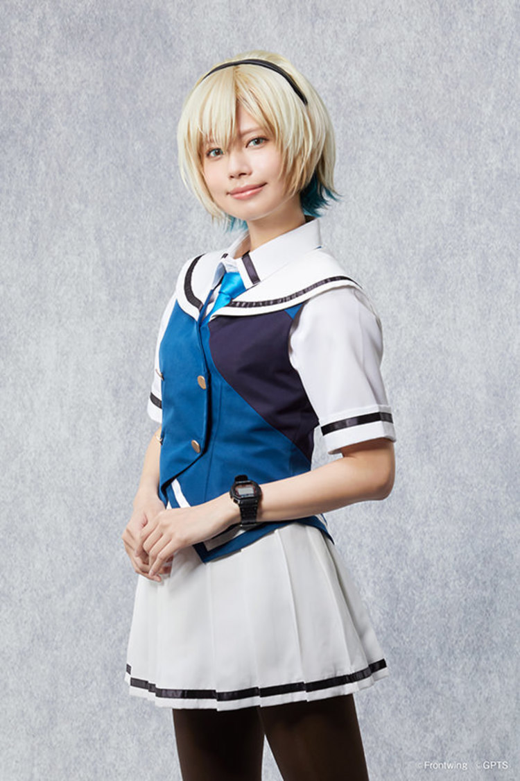 鯨瀬・クリスティナ・桜子役：鹿目凛（でんぱ組.inc）（©Frontwing　©GRISAIA Phantom Trigger THE STAGE）