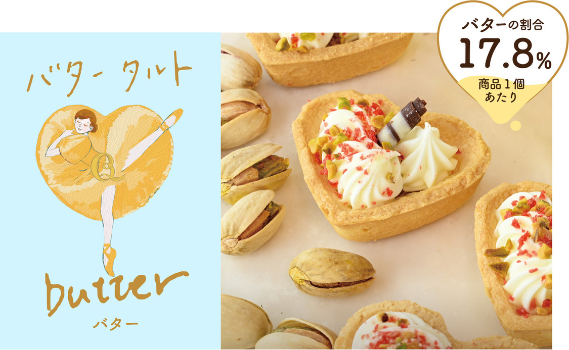『バターの女王』バタータルトバター