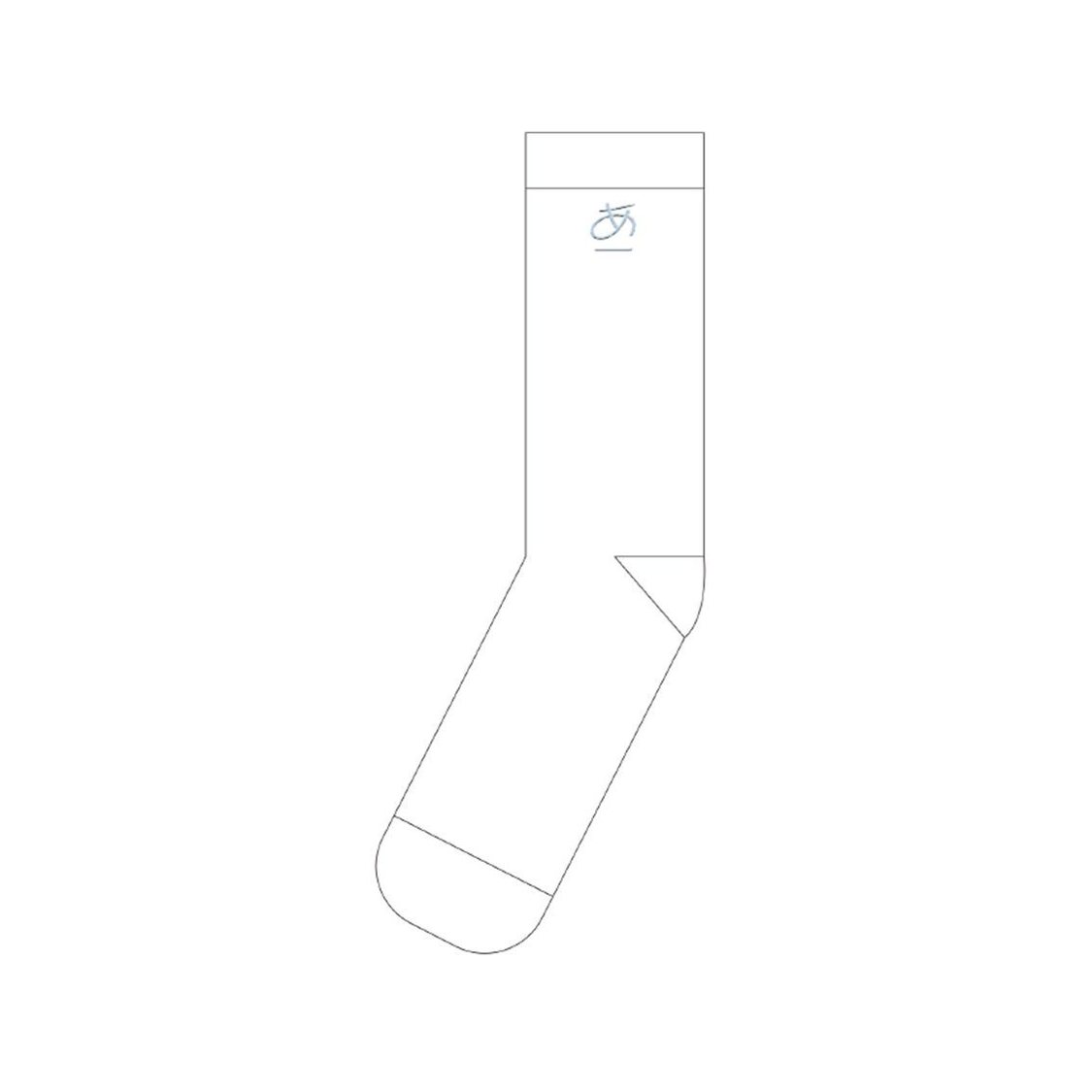 ロゴ刺繍ソックス