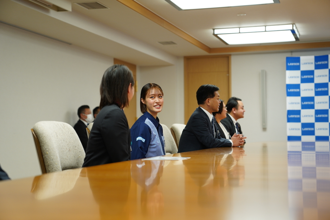 青森県庁にて宮下宗一郎知事に表敬訪問（2024年1月16日）