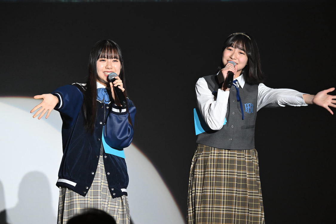 工藤唯愛と八重樫美伊の“最年少コンビ”