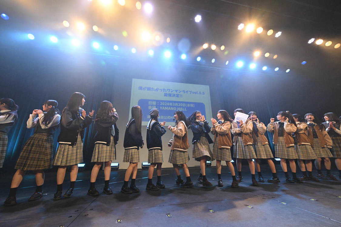 サプライズ発表時のメンバー