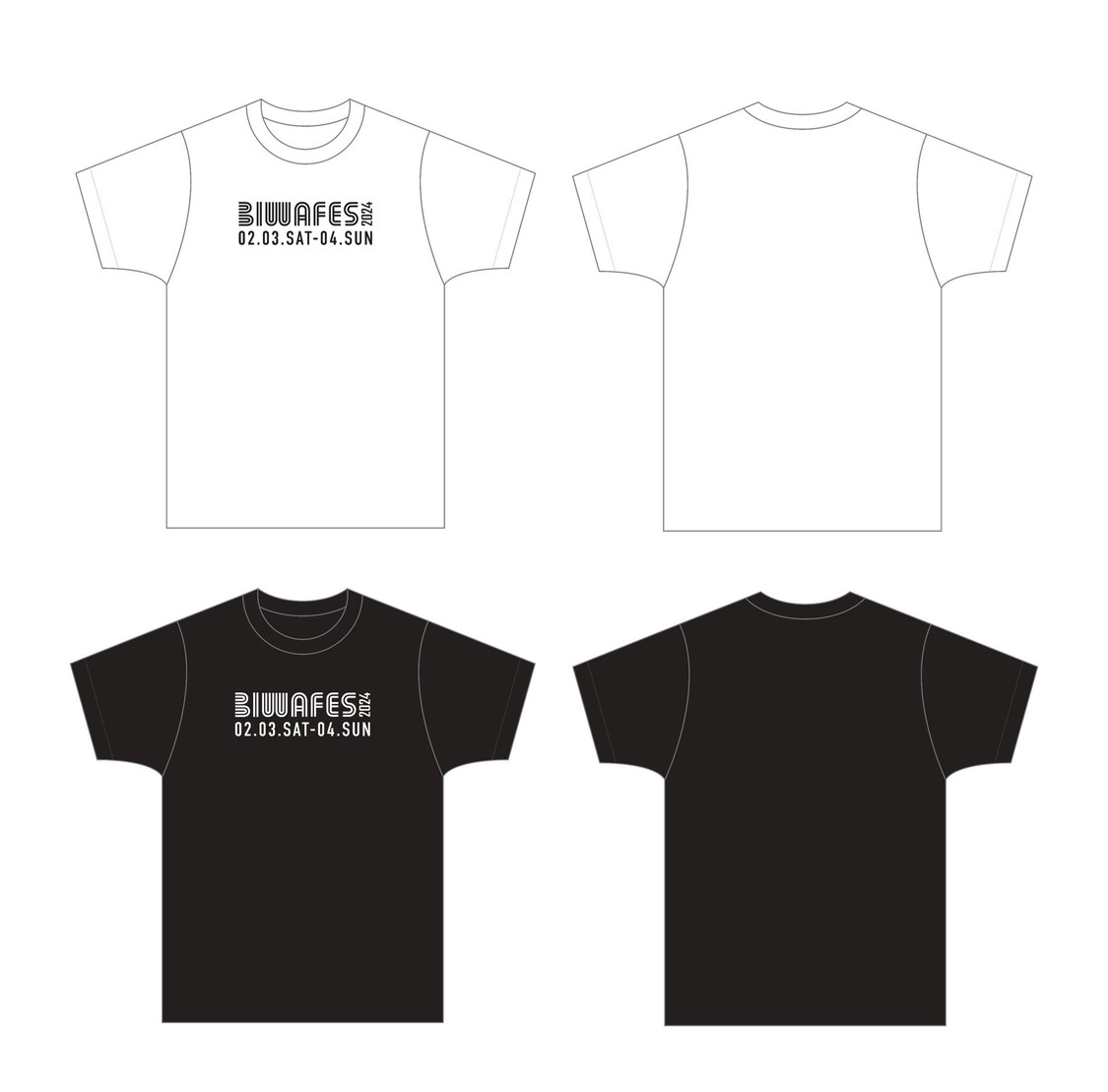 ＜BIWAFES＞オリジナルロゴTシャツ