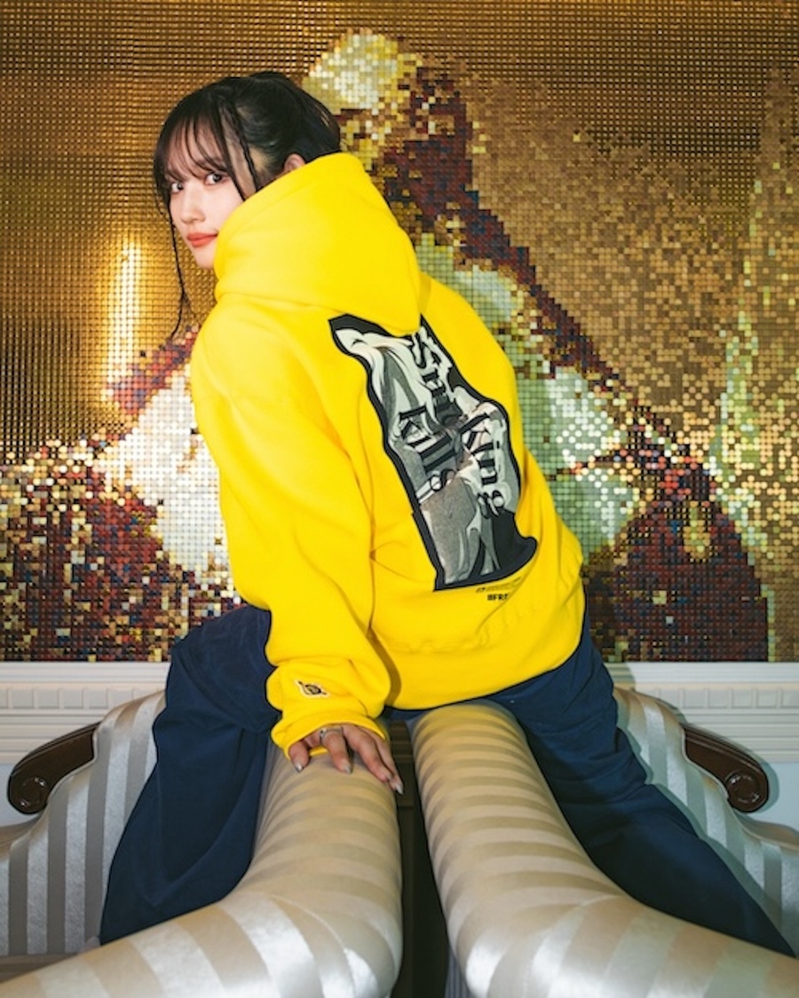 矢作萌夏（ONE PIECE×＃FR2アパレルコラボレーション商品着用）