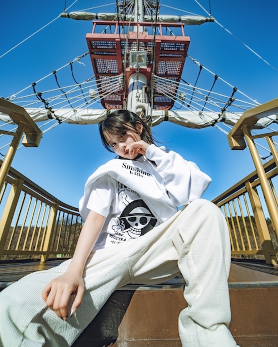 矢作萌夏（ONE PIECE×＃FR2アパレルコラボレーション商品着用）