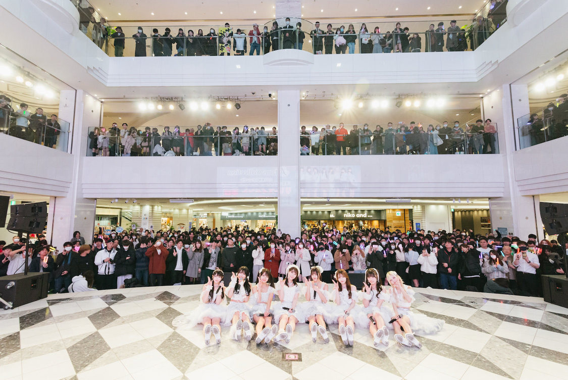 ＜Jams Collection 3rdシングル 「冬空ラプソディー / トキメキ NEW WORLD」リリースイベント＞サンシャインシティ 噴水広場（2024年1月26日）