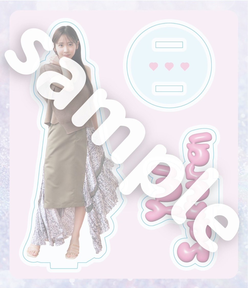 『櫻井優衣1st写真集 YUi』HMV&BOOKS online・HMV&BOOKS・HMV（一部店舗除く）版アクリルスタンド（全4種中1枚付録）※絵柄、デザインは変更になる場合があります。