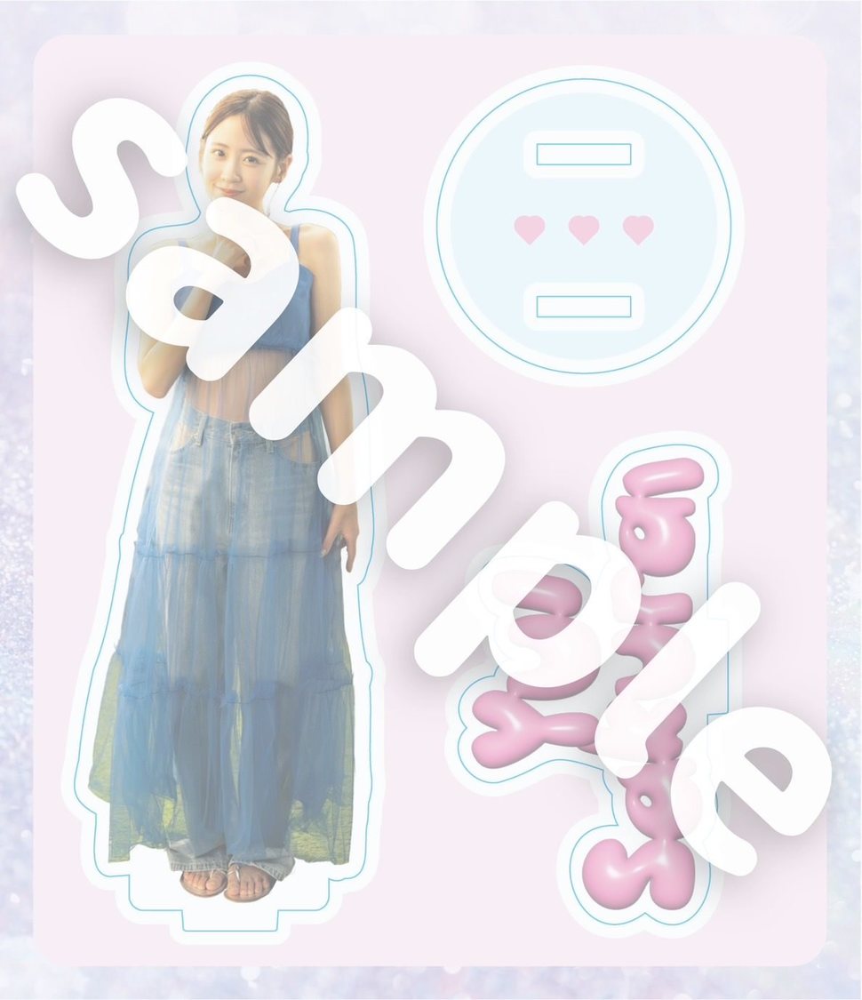 『櫻井優衣1st写真集 YUi』タワーレコードオンライン・渋谷店版アクリルスタンド（全4種中1枚付録）※絵柄、デザインは変更になる場合があります。
