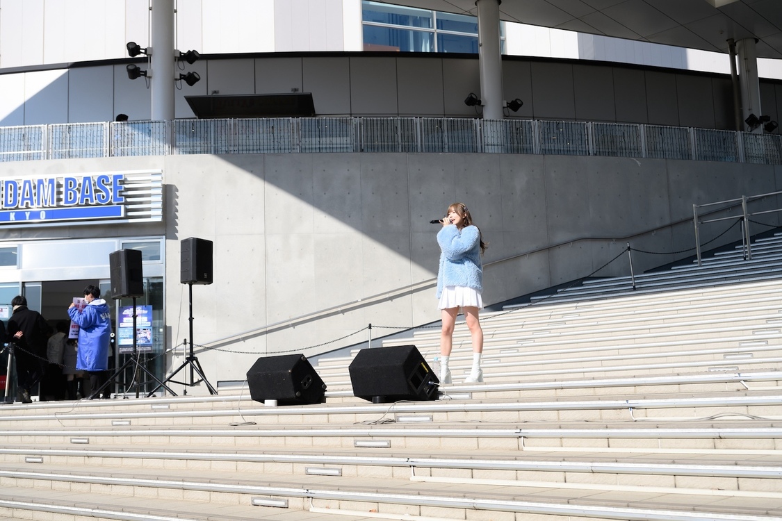 ＜2nd アルバム『Soaring Heart』発売記念フリーイベント＞お台場 ダイバーシティ東京プラザ 2Fフェスティバル広場（2024年2月12日）