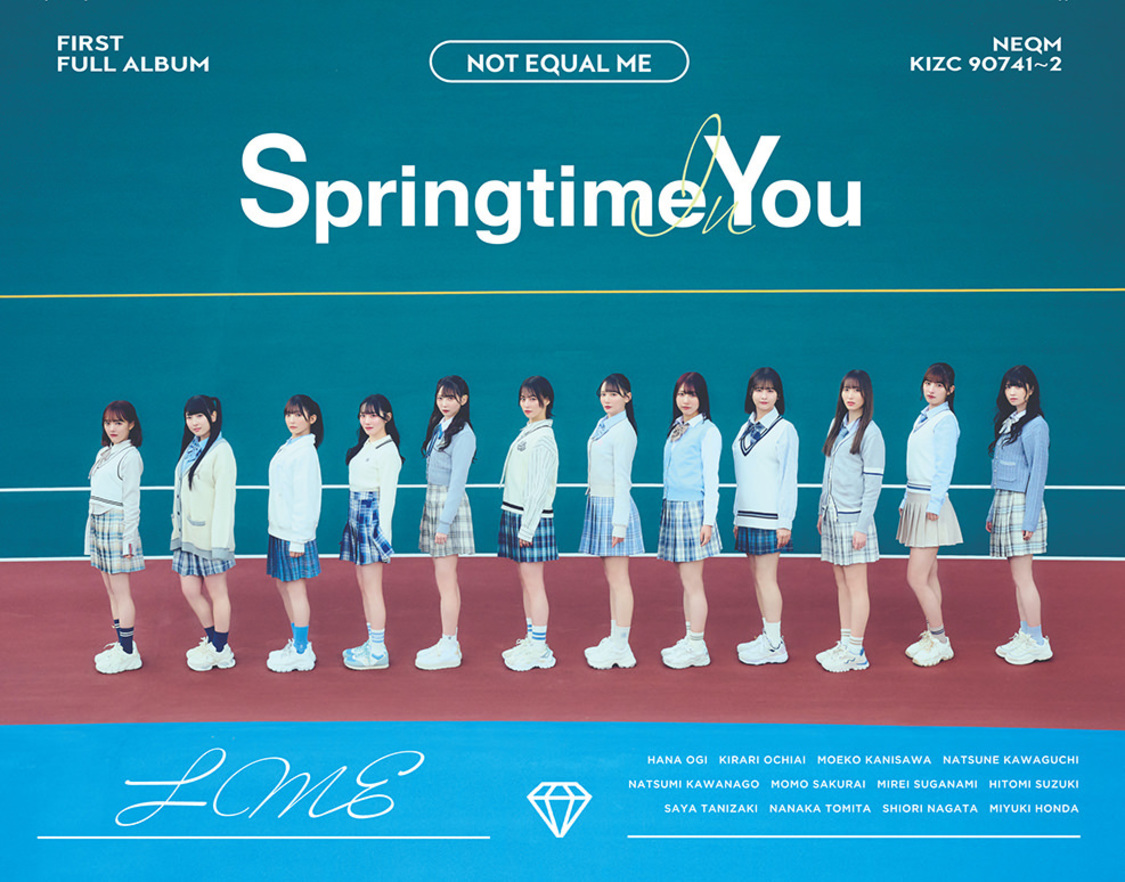 ≠ME 1stアルバム『Springtime In You』初回限定豪華盤（©️YOANI／KING RECORDS）