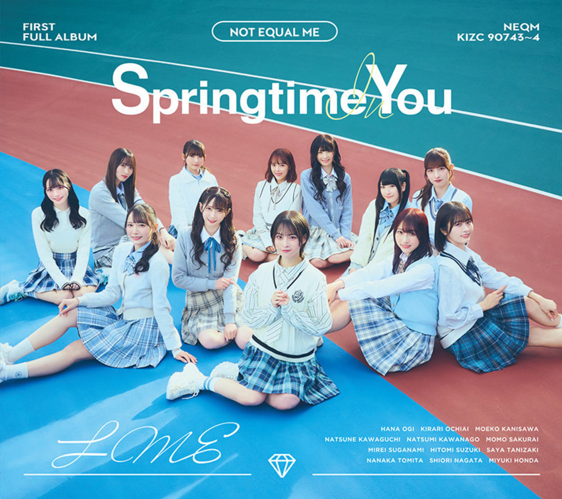 ≠ME 1stアルバム『Springtime In You』初回限定盤（©️YOANI／KING RECORDS）
