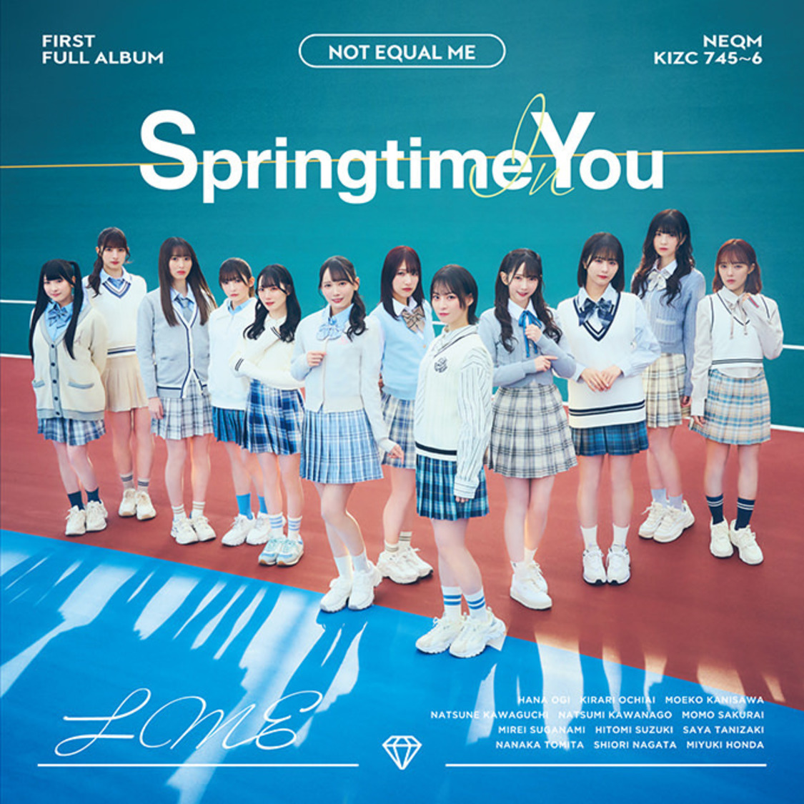 ≠ME 1stアルバム『Springtime In You』通常盤（©️YOANI／KING RECORDS）