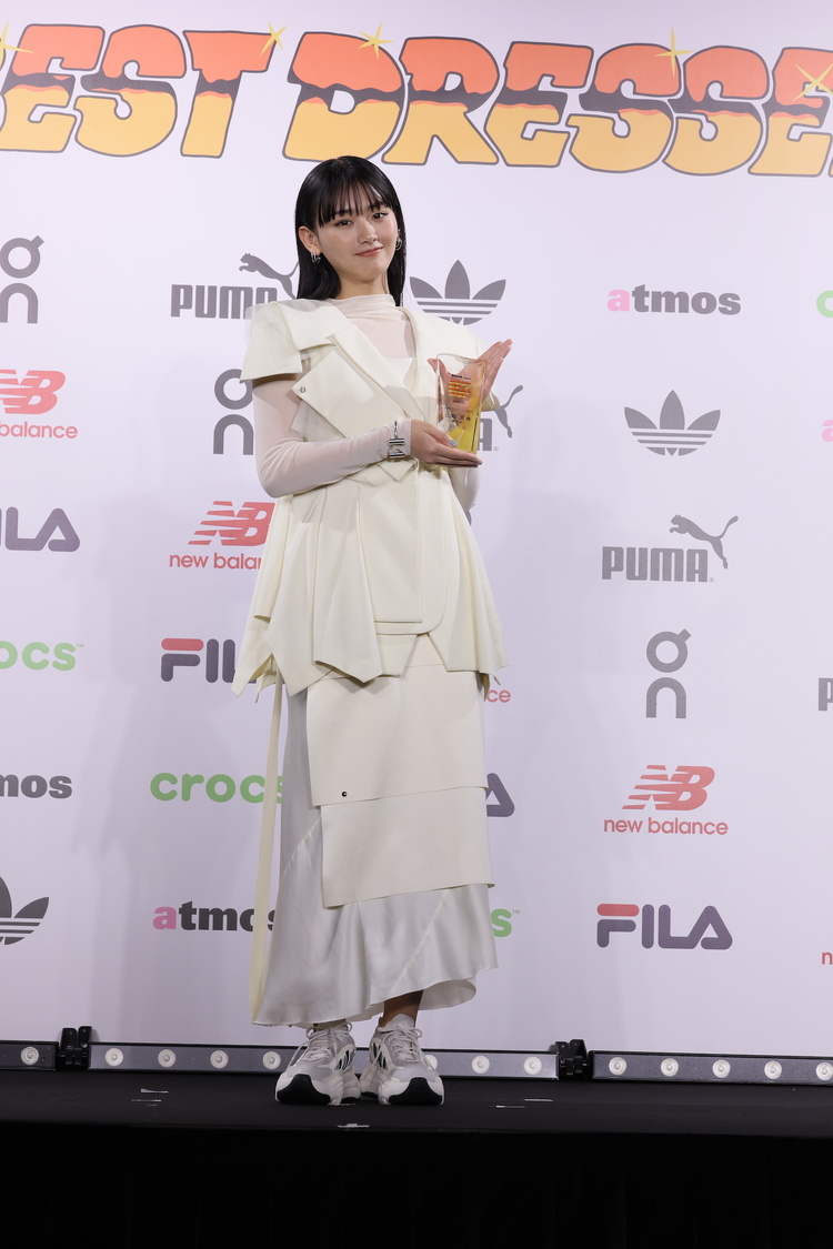 山﨑天（櫻坂46）＜atmos presents SNEAKER BEST DRESSER AWARD（スニーカーベストドレッサー賞）2024授賞式・記者発表会＞AOYAMA GRAND HALL（2024年2月22日）