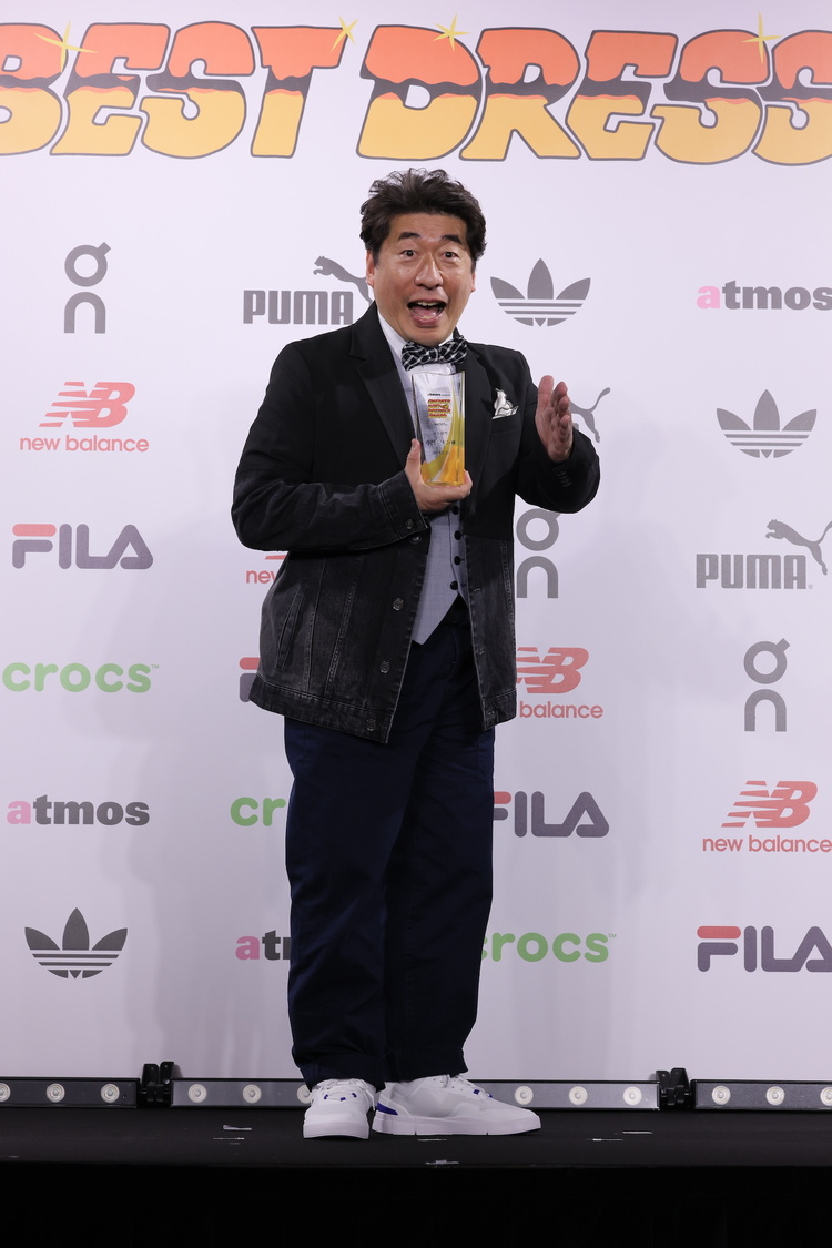 寺門ジモン＜atmos presents SNEAKER BEST DRESSER AWARD（スニーカーベストドレッサー賞）2024授賞式・記者発表会＞AOYAMA GRAND HALL（2024年2月22日）