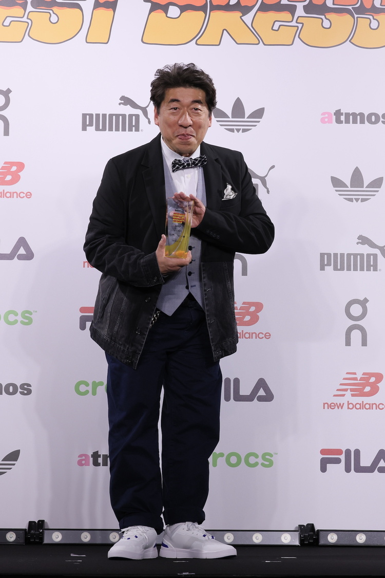 寺門ジモン＜atmos presents SNEAKER BEST DRESSER AWARD（スニーカーベストドレッサー賞）2024授賞式・記者発表会＞AOYAMA GRAND HALL（2024年2月22日）