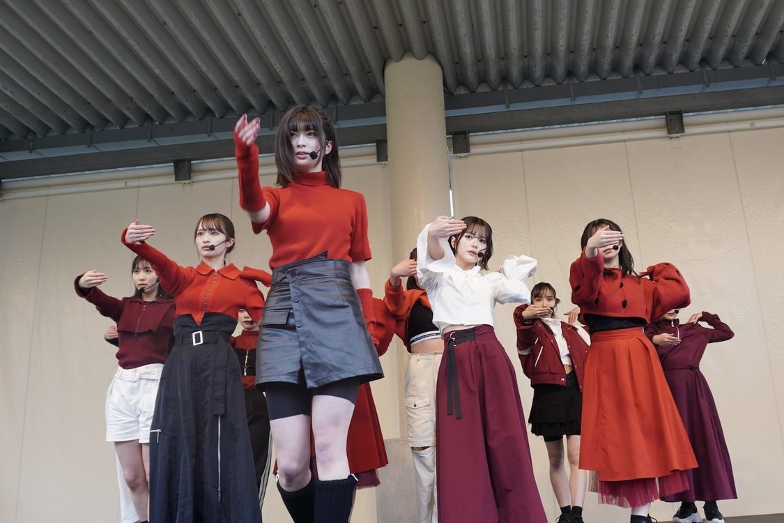 WHITE SCORPION＜4thデジタルシングル「雑踏の孤独」リリース直前イベント＞アリオ橋本 屋外イベント広場（2024年2月23日／©OVERSE）