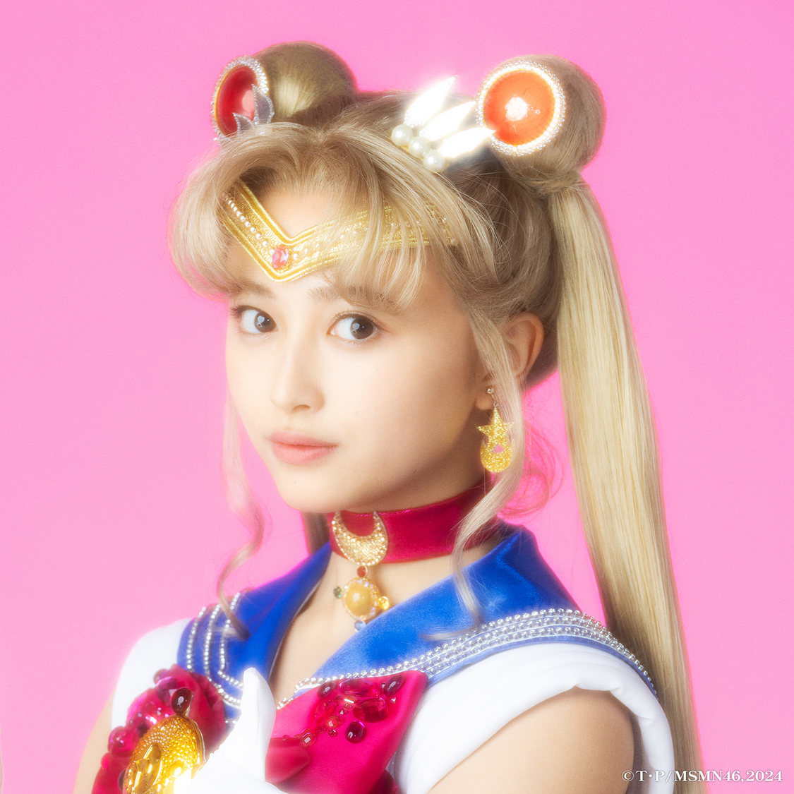 セーラームーン／月野うさぎ　井上和（乃木坂46）（©武内直子・PNP/乃木坂46版 ミュージカル「美少女戦士セーラームーン」製作委員会 2024）