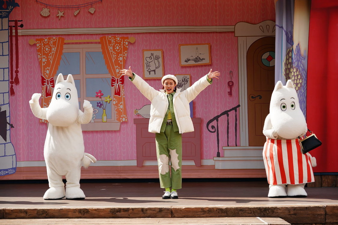 王林『ムーミンバレーパーク』＜5TH ANNIVERSARY＞プレスプレビューイベント（2024年2月29日）