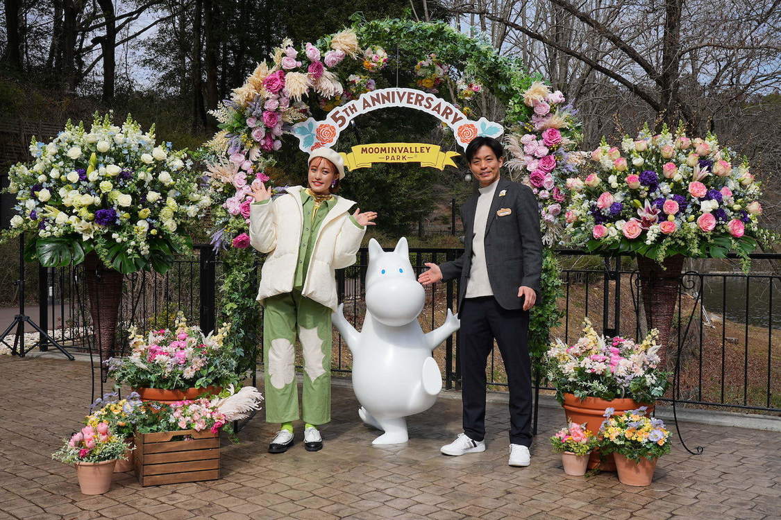 王林『ムーミンバレーパーク』＜5TH ANNIVERSARY＞プレスプレビューイベント（2024年2月29日）