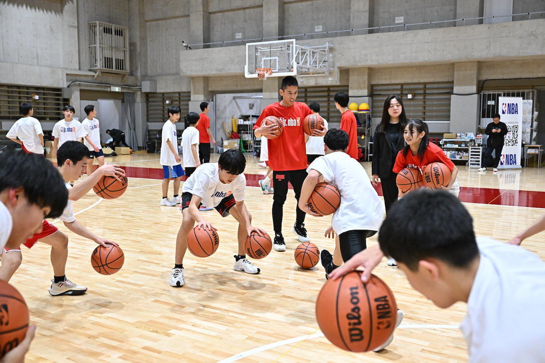 ＜Jr.NBA Clinic in 東京 Powered by B.LEAGUE＞トヨタ府中スポーツセンター（2024年2月29日）