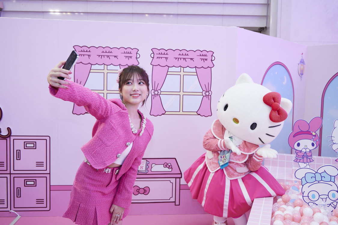 矢吹奈子＜Sanrio Lovers Party（サンリオラバーズパーティ）＞メディア向け発表会（2024年3月15日／© 2024 SANRIO CO.,LTD. 著作(株)サンリオ）
