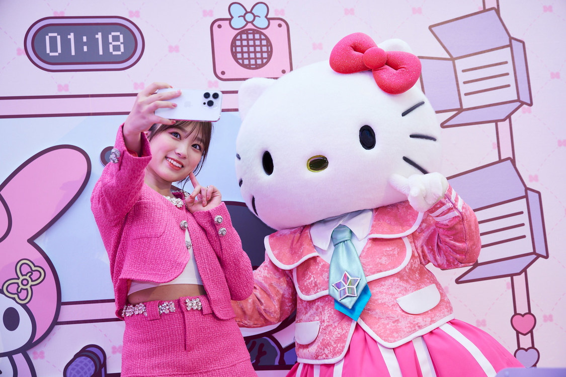 矢吹奈子＜Sanrio Lovers Party（サンリオラバーズパーティ）＞メディア向け発表会（2024年3月15日／© 2024 SANRIO CO.,LTD. 著作(株)サンリオ）