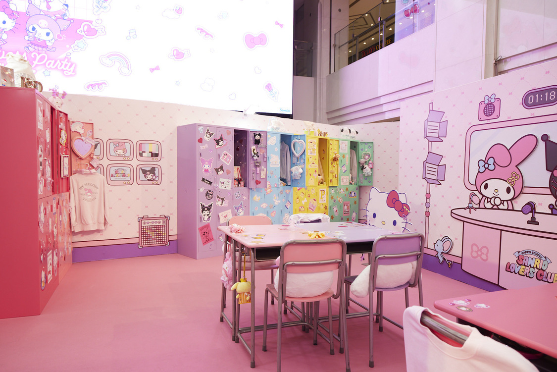 韓国『Sanrio Lovers Club』と連動したフォトスポット（© 2024 SANRIO CO.,LTD. 著作(株)サンリオ）